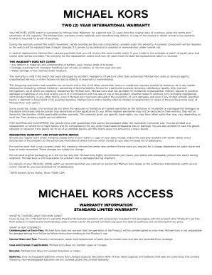 michael kors quality control|michael kors warranty check.